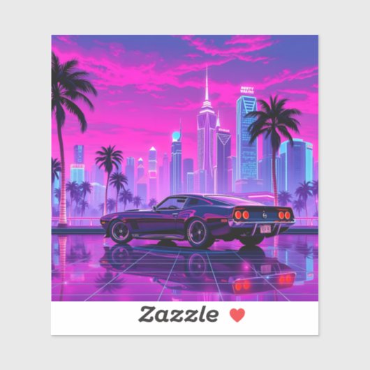 ネオンシティツアー車no 1ステッカー シール (シート)