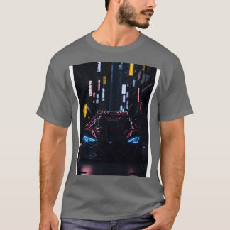 ネオンシティ日本ののダークスポーツ1 Tシャツ