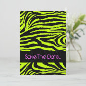 ネオンシマウマの菓子16の招待状 セーブザデート (スタンド正面)