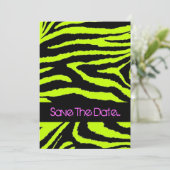 ネオンシマウマの菓子16の招待状 セーブザデート (スタンド正面)