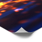 ネオンシャドーアサシン – ブルーフラアのサイバーパンク忍者 ポスター (角)