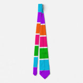 ネオンシャーベストライプット ネクタイ (裏面)