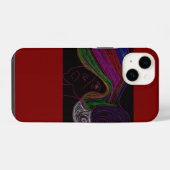 ネオンシルエット iPhoneケース (裏面横)