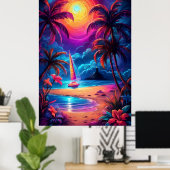 ネオンシーサイドビーコン2 ポスター (ホームオフィス)