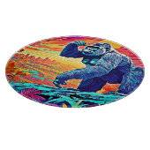 ネオンジャングルゴリラアーバンファンタジー カッティングボード (角)