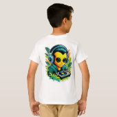 ネオンジャングルDJのビブラ Tシャツ (裏面フル)