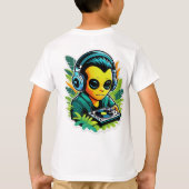 ネオンジャングルDJのビブラ Tシャツ (裏面)