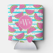 ネオンスイカストライプオン模様 缶クーラー (裏面)