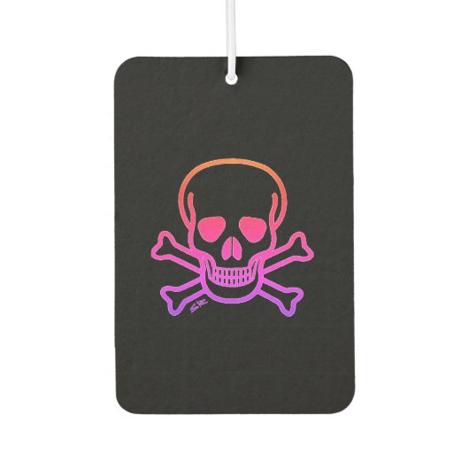 ネオンスカルブラックカーエアーフレッシュナー カーエアーフレッシュナー (正面)