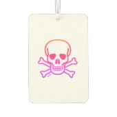 ネオンスカルホワイトカー空気清浄機 カーエアーフレッシュナー (裏面)