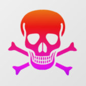 ネオンスカル窓がフロントスティックを引く ウィンドウサイン (シート)