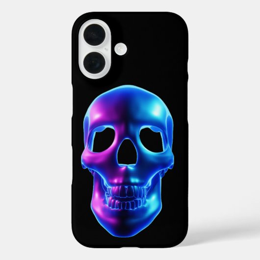 ネオンスカル Case-Mate iPhoneケース (裏面)
