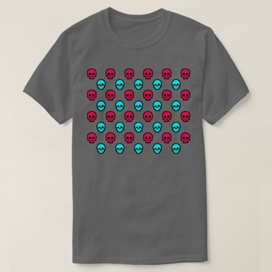 ネオンスカル Tシャツ (デザイン正面)