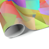 ネオンスクウェア包装紙 ラッピングペーパー (ロールコーナー)