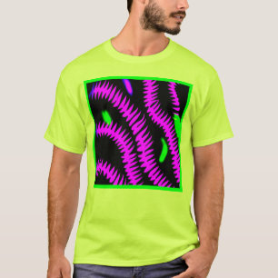 ネオンスタイリッシュパターンアート Tシャツ