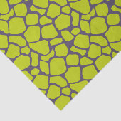 ネオンスタイリッシュパープルヒョウ版動物のスキン 薄葉紙 (詳細)