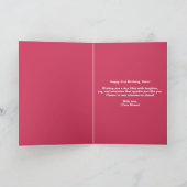 ネオンスタイリッシュピンク白熱［赤熱］光を放つバルーン21歳 カード (内部)