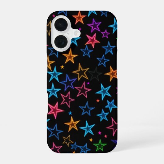 ネオンスターズ iPhone 16ケース (裏面)