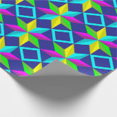 ネオンスターラッピング紙 ラッピングペーパー (角)