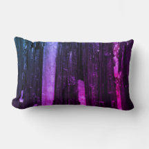 ネオンストライプのピンクと紫の抽象芸術モダン