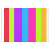 ネオンストライプカラフルズ | テーブルクロス (正面(横))