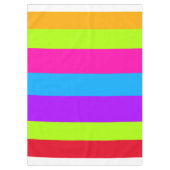 ネオンストライプカラフルズ | テーブルクロス (正面)