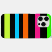 ネオンストライプ柄 Case-Mate iPhoneケース (裏面 (横))