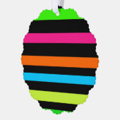 ネオンストライプ オーナメントカード (左)