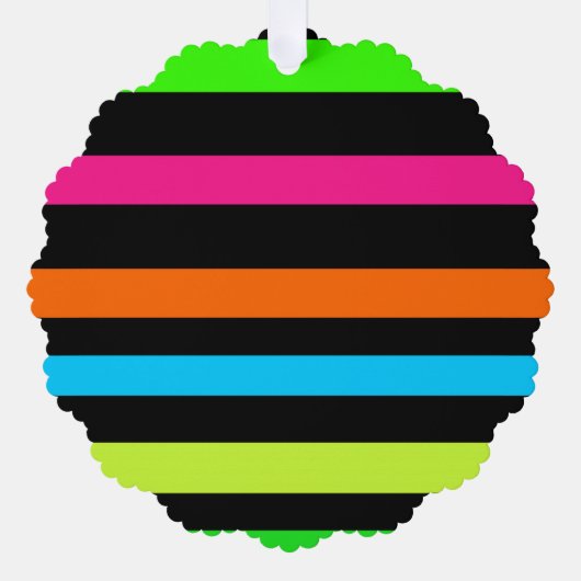 ネオンストライプ オーナメントカード (正面)