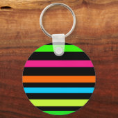 ネオンストライプ キーホルダー (正面)