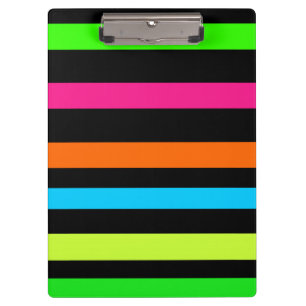 ネオンストライプ クリップボード