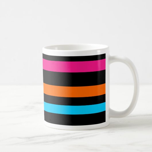 ネオンストライプ コーヒーマグカップ (右)