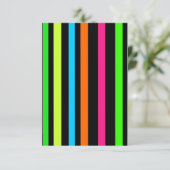 ネオンストライプ サンキューカード (スタンド正面)
