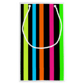 ネオンストライプ スモールペーパーバッグ (裏面)