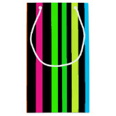 ネオンストライプ スモールペーパーバッグ (裏面)