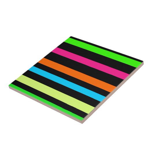 ネオンストライプ タイル (側面)