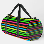 ネオンストライプ ダッフルバッグ (右コーナー)