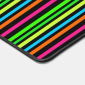 ネオンストライプ デスクマット (コーナー)