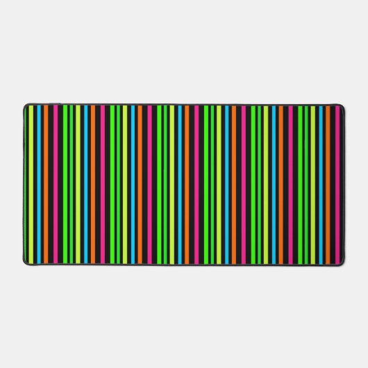 ネオンストライプ デスクマット (正面)