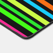 ネオンストライプ デスクマット (コーナー)