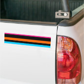 ネオンストライプ バンパーステッカー (トラック上)
