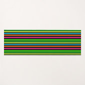 ネオンストライプ ヨガマット (正面(横))