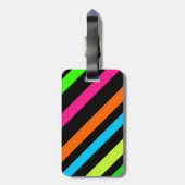 ネオンストライプ ラゲッジタグ (裏面縦)