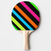 ネオンストライプ 卓球ラケット (正面)