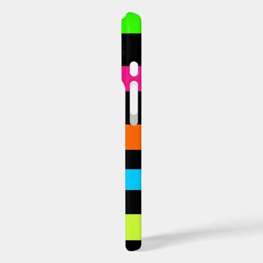 ネオンストライプ Case-Mate iPhoneケース (裏面 / 左)