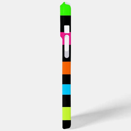 ネオンストライプ Case-Mate iPhoneケース (裏面 / 左)