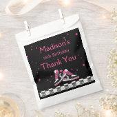 ネオンスニーカー誕生日グリッター フェイバーバッグ (クリップ留めされた状態)