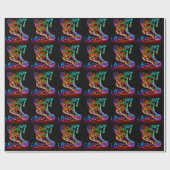 ネオンスニーカー ラッピングペーパー (フラット)