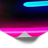 ネオンスパイラルライトアート ポスター (角)