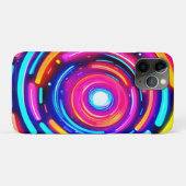 ネオンスパイラルライトアート Case-Mate iPhoneケース (裏面(横))